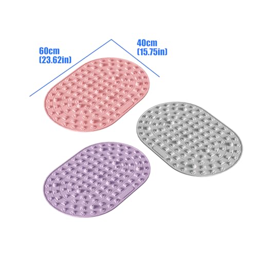 Alfombra de masaje para pies de silicona con diseño antideslizante y puntos de acupresión, para pilates, fitness y relajación miniatura 5