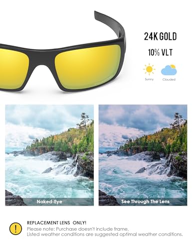 Image of BLAZERBUCK Anti-salt Polarized Replacement Lenses for Oakley Crankshaft OO9239 Sunglass