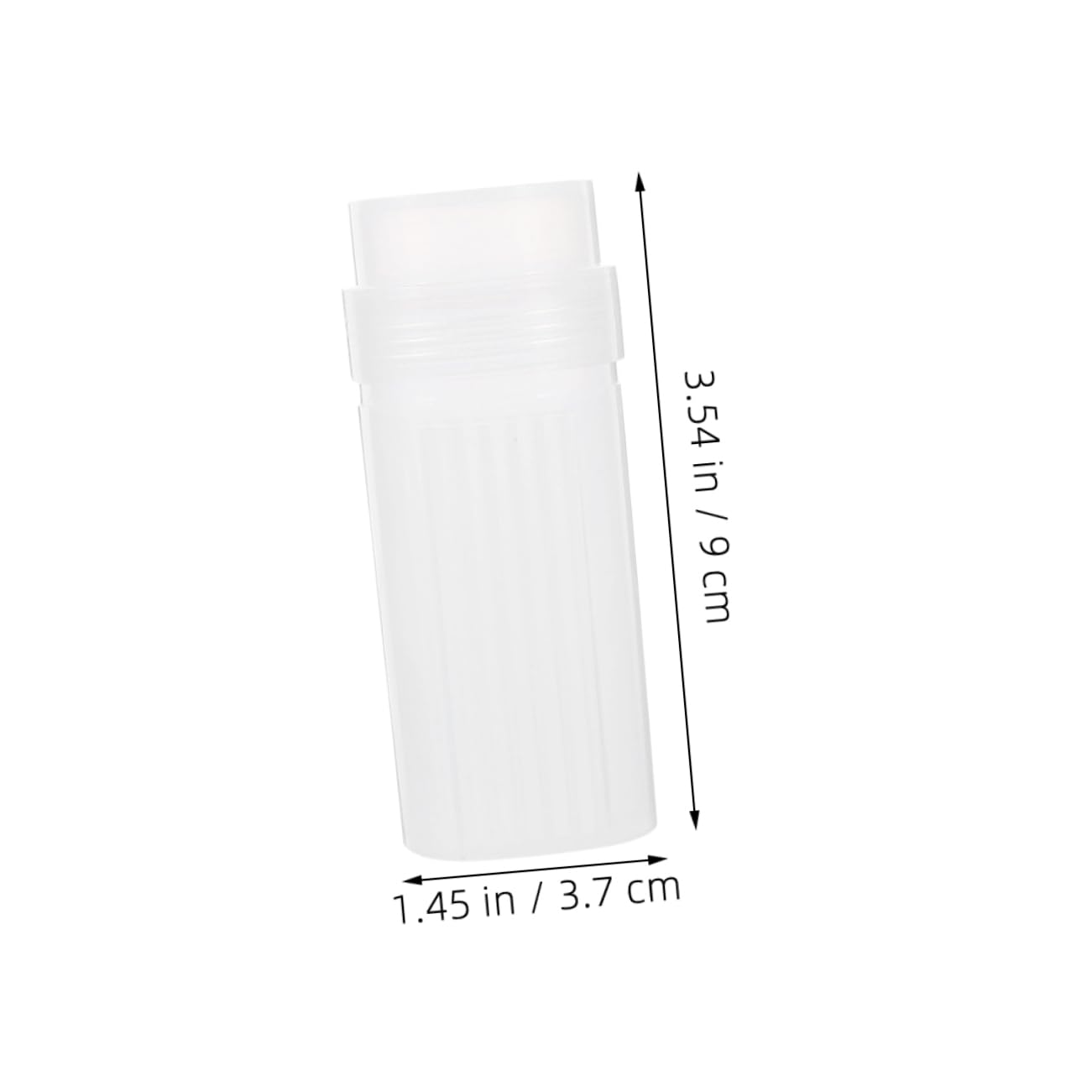 CIYODO Microscope Slide Storage Case 3pcs Plastic Staining Jar Lid Circular Slide Staining Container Lab Accessory