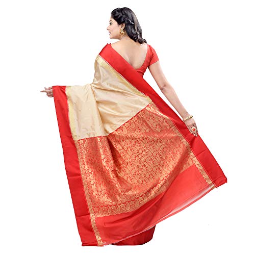 Image of dB DESH BIDESH Women`s Garad Handloom Silk Saree Chiffon Banarasi Sarees Kanjivaram Georgette Silk Party, Wear Tissue Mysore Resham Silk Sarees Silk Saree with Blouse Piece for women