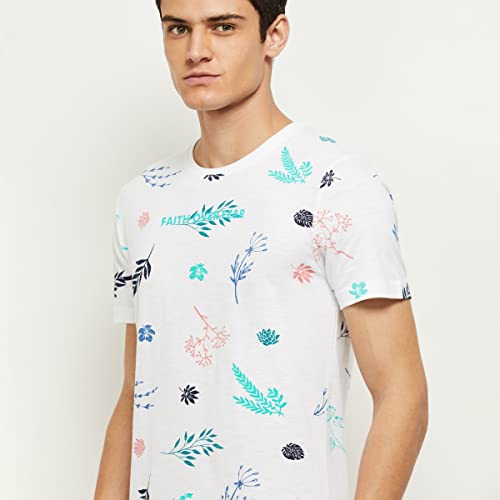 Image of Max Men's Solid Regular Fit Tshirt