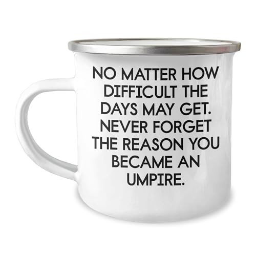 Umpire Gifts from Friends - Never Forget the Reason You Became an Umpire - Christmas Unique Gifts for Umpire