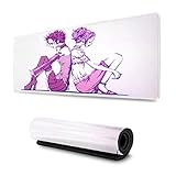 【Hochwertige Materialien】: Das exquisite Mauspad besteht aus 100% Polyestermaterial, die Unterseite ist ein rutschfestes Gummipad, die Oberfläche ist glatt, die Unterseite kann den Desktop fest greifen und sich nicht nach Belieben bewegen, es ist sehr geeignet für Mausgebrauch.