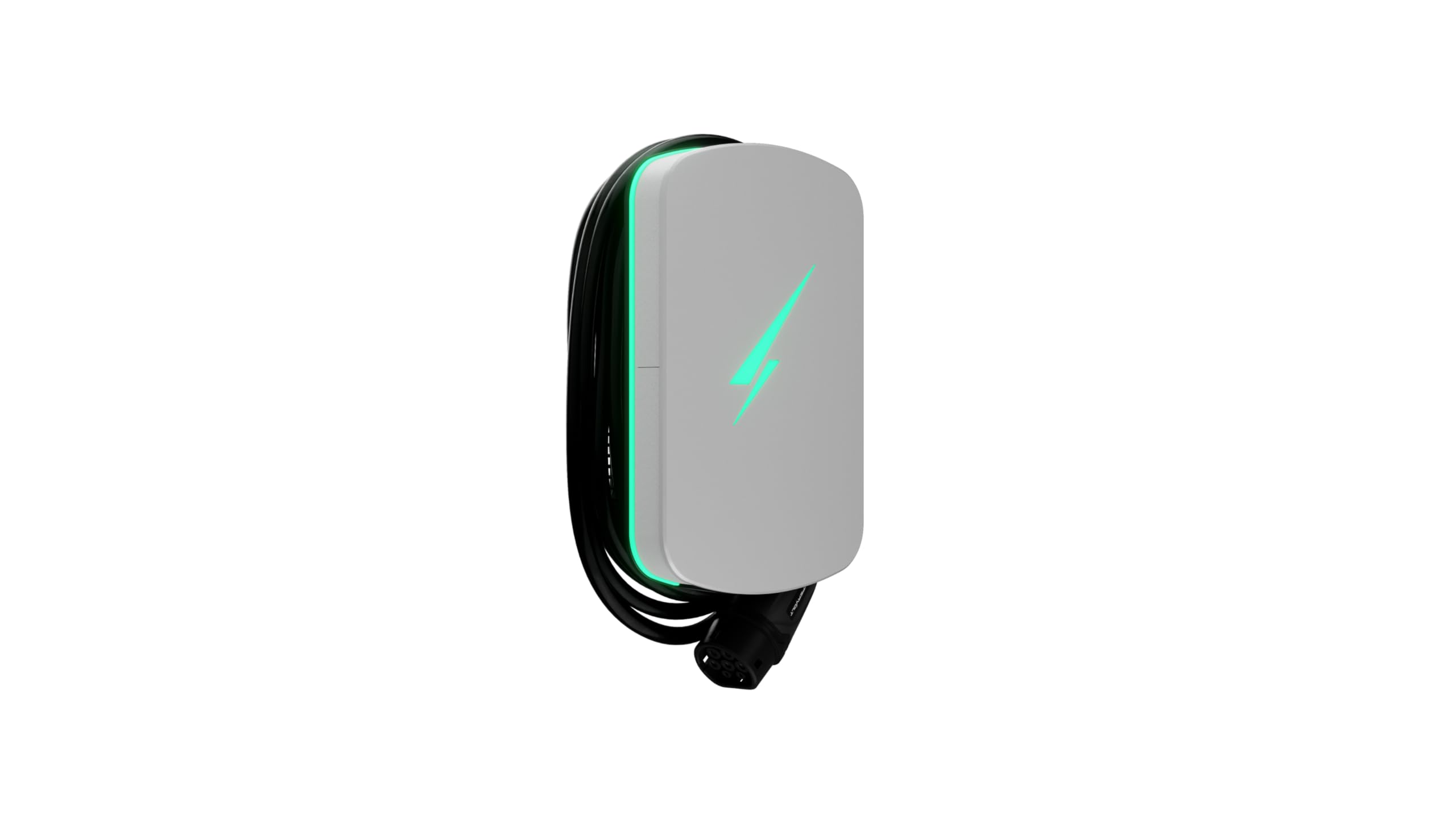 Hypervolt Home 3 Pro 7kW Smart EV Charger | Type 2 Tethered Cable | Solar Compatible | App Controlled | Works with Octopus & OVO | Home Electric Car Charger UK (Ultra White, 10 Metres) — view 2