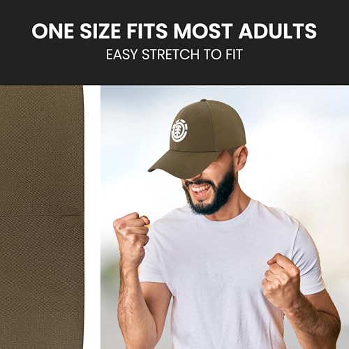 Image of Element Unisex Adult Element Baseball Hat, Adult Flex Fit Active Sport Cap with Curved Brim