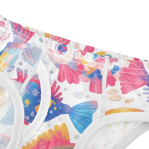 KLL Decorative Fish Toddler Boy Pure Cotton Briefs Underwear Cute Children Undies4