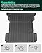 for F150 Floor & Truck Bed Mats 6.5FT: 2015-2025 2026 Super Cab/Extended Cab (Not for Super Crew), Rubber Truck Bed Liner for Ford F150 6.5ft Standard Bed, All Weather TPE Car Accessories for Pickup