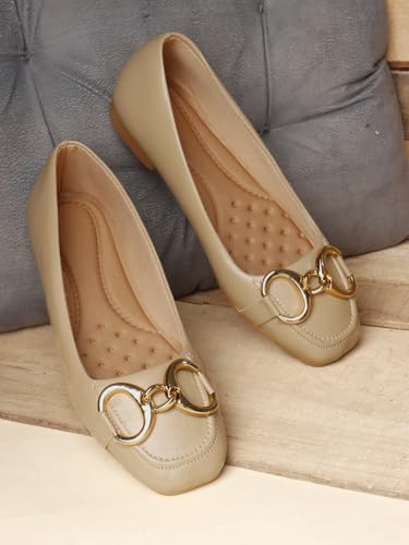 Aviva style gold loafers – image 3