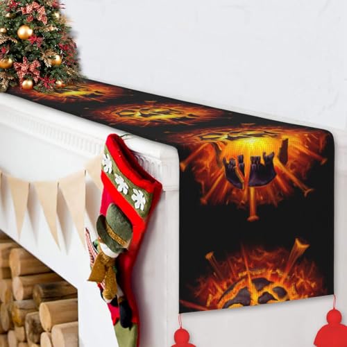 Chemin de table de Noël lavable pour protéger votre table de cuisine - 7