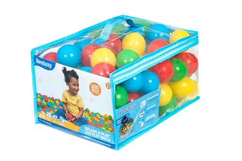 100 balles Splash & Play™ diamètre 5,85 cm, 4 Couleurs Assorties