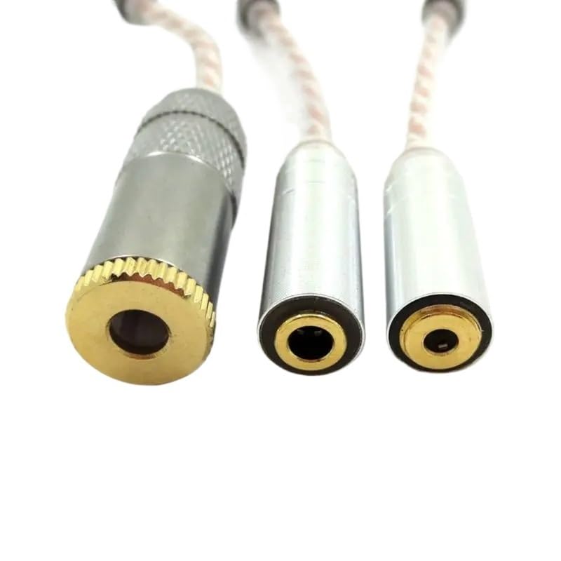 Cable de audio HiFi Balance macho de 2,5 mm a 3,5 mm, 4,4 mm, adaptador de línea de conversión de auriculares hembra (4)