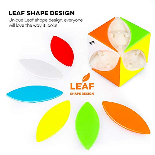 Image of D ETERNAL QY Ivy Cube Stickerless Mofangge Skewb Cube Leaf Cube Puzzle Toy