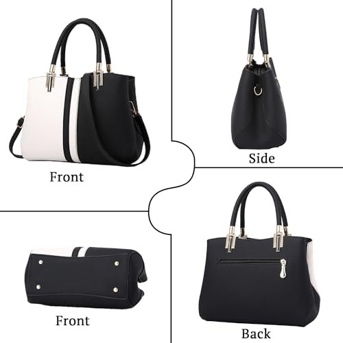 Image of SYGA Women'S Crossbody Bag, Top Zip Closure And Adjustable Shoulder Strap Pu Leather Handbag