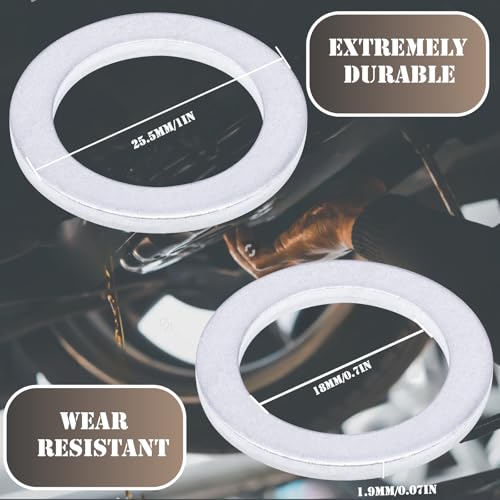 Image of 15PCS Oil Crush Washers /Drain Plug Crush Washer Compatible with Honda Replacement for Part #90471-PX4-000 Accord Acura Civic Ridgeline Odyssey CRV CR-V Pilot Fit Element