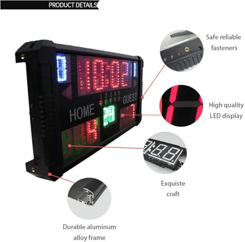 Marcador electrónico LED control remoto inalámbrico miniatura 6