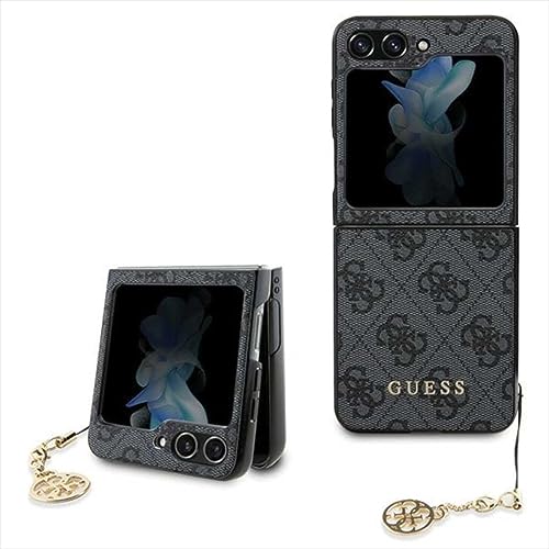 Coque Samsung Galaxy Z Flip5 Guess robuste et élégante grise