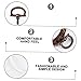 Gatuida 5pcs Embroidery Frame Oval Abs Vintage Wood Look Cross Stitch Hoops to Smooth Retaining Rings for DIY Craft Sewing and Picture Framing