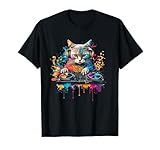 Party DJ Katze Designs Geschenke Katzenliebhaber