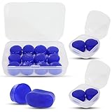 FAMOCA 16 Tapones Oidos Ruido Dormir + 2 Cajas Individuales – Tapones Oidos Cancelacion De Ruido, Estudiar, Nadar – 27dB – Tapones Para Dormir