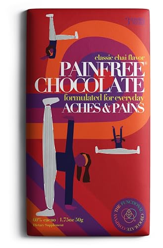 Painfree Chocolate Bar – Premium Dark Chocolate with Turmeric and MSM to support your body's...