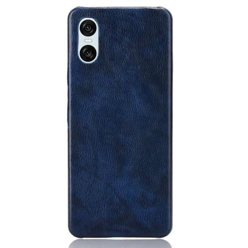 SHIEID Leather Case Compatible with Sony Xperia 10 VI Case, Premium PU Leather Sony Xperia 10 VI Case, Cover for Sony Xperia 10 VI-Blue