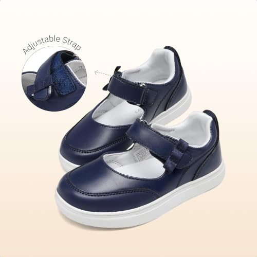 DREAM PAIRS Girls Mary Jane Toddler School Shoes,Navy,13 Little Kid - image 6