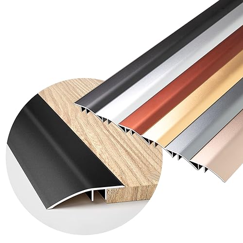 Seuil de porte pour sols stratifiés et vinyle éliminant les dénivelés de 0,5 à 1,8 cm