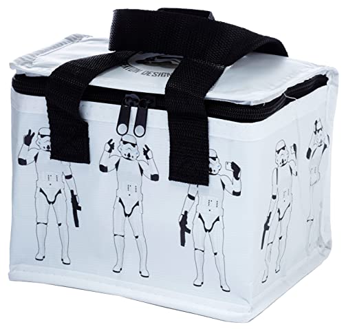 Puckator Sac Repas Isotherme en Plastique Recyclé RPET The Original Stormtrooper - Blanc, Multicouleur