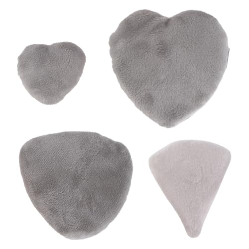 Mikinona 4 Piezas Soplo seco polvo esponjas de maquillaje para base bocanada de cuerpo esponja maquillaje esponja de maquillaje cojín cosmético bocanadas cosméticas algodón Grey