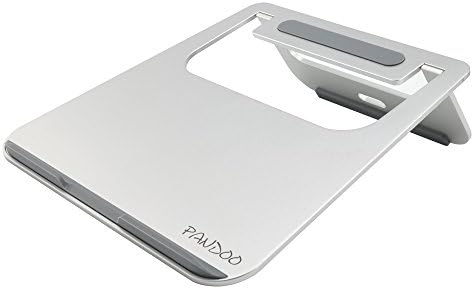 Portable Aluminum Laptop Stand Computer brackets for Macbook Air Macbook Pro and iPad Pro (silver)