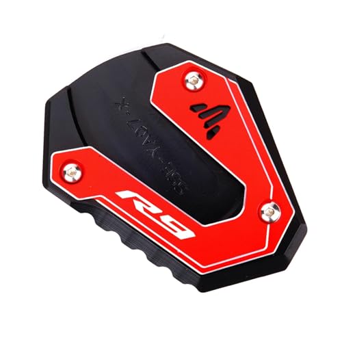 �o�C�N �X�^���h �v���[�g �p�b�h For R9 YZF R9 YZFR9 YZF-R9 2025 �p �o�C�N�p�L�b�N�X�^���h�p�b�h �T�C�h�X�^���h�����A�N�Z�T���[(Red)