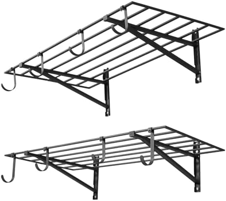 VEVOR Estantería de Pared de Acero Resistente 610x1219 mm Carga 1...
