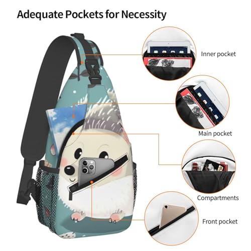 Morrales Pequeño Tipo Sling para Mujeres y Hombres miniatura 4