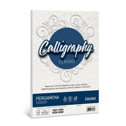 Favini Pergamena Calligraphy A4 (210×297 mm) Bianco carta inkjet