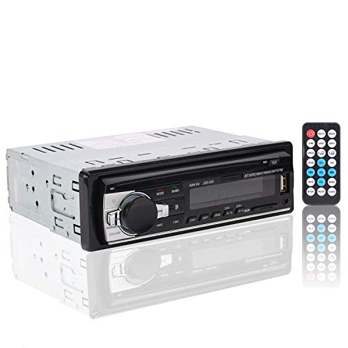 6 mejores radios de coche buenas y baratas 19 Autoradio Bluetooth, RIXOW FM Radio de Coche, Manos Libres Estéreo de...
