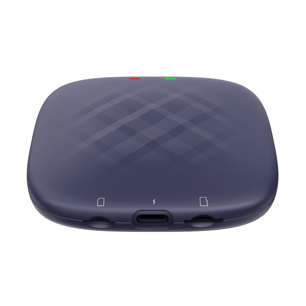 AI Box Android 13 4GB+64GB, QCM6125 8-Core, CarPlay Android Auto Wireless, 4G LTE SIM/TF, GPS, Trasforma Schermo Auto in Sistema Android, Netflix YouTube, per Auto con CarPlay Cablato