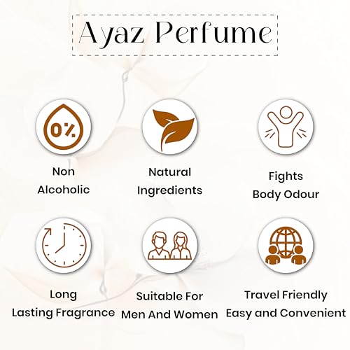 AYAZ Perfume Musk Rijali| Enchanting Attar |Scent with Exotic Depth | Premium Fragrance Oil | Long-Lasting Elegance | Unisex Scent| Luxury Attar (3ml)