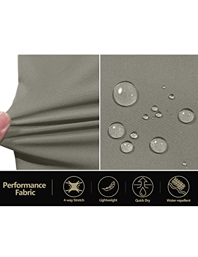 Mapamyumco Mens Hiking Pants Quick Dry 3/4 Pants Capri Shorts Lightweight For Travel Casual Sage Xl #TOP5