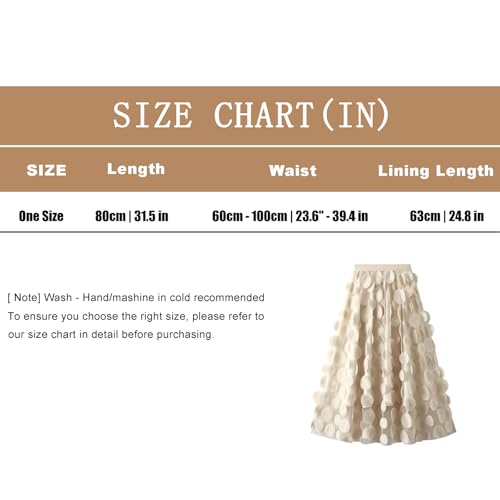 Tulle Skirt for Women 3D Polka Dot Mesh Skirts Flowy Midi A-Line Layered Bubble Wedding Guest Party Skirt2