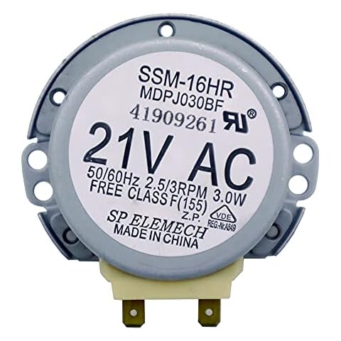 Enterpark DE31-10172C Microwave Turntable Motor SSM-16HR Replacement Part for GE Replaces 41208011 MDPJ030BF Cover