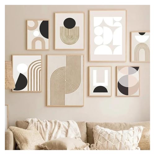 Tableau minimaliste abstrait G pour valoriser un petit espace