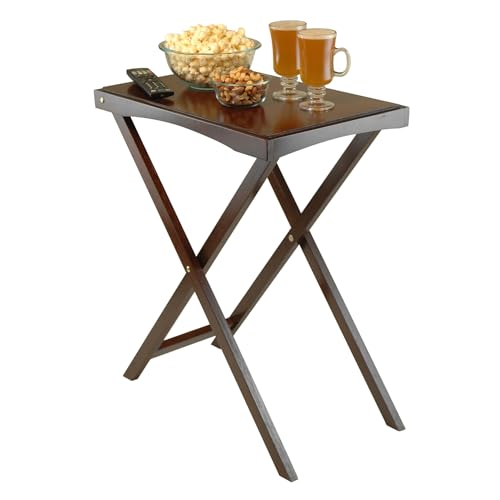 Winsome 94422 Folding Butler Tray Table, Antique Walnut by Winsome - Image 8