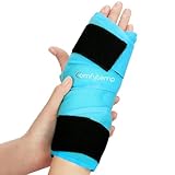 Comfytemp Wrist Ice Pack Wrap,33' Full Hand & Wrist Brace for Carpal Tunnel Relief, FSA HSA Eligible, Reusable Compression Hand Support for Injuries, Tendonitis, Arthritis, Swelling, Cold Hot Therapy