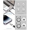 [2-Pack] USB C to Lightning Adapter, Type C to Lightning Adapter Support PD Fast Charging & Data Sync Compatible with iPhone 14/13/12/11/X/XR Pro, iPad, AirPods Not for Audio/OTG