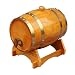Botte da Vino Botti di Rovere da 20 Litri, Botte di Vino Decorato da Bar Ristorante con Foglio di Alluminio Incorporato per Conservare Gli Alcolici di Birra Whisky (Color : Yellow, Size : 20L)