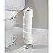 iDesign 68600EU Orbinni Metal Toilet Tissue Roll Reserve for Bathroom, Compact Squiggle Organizer Caddy, Holds 4 Rolls of Paper, Chrome