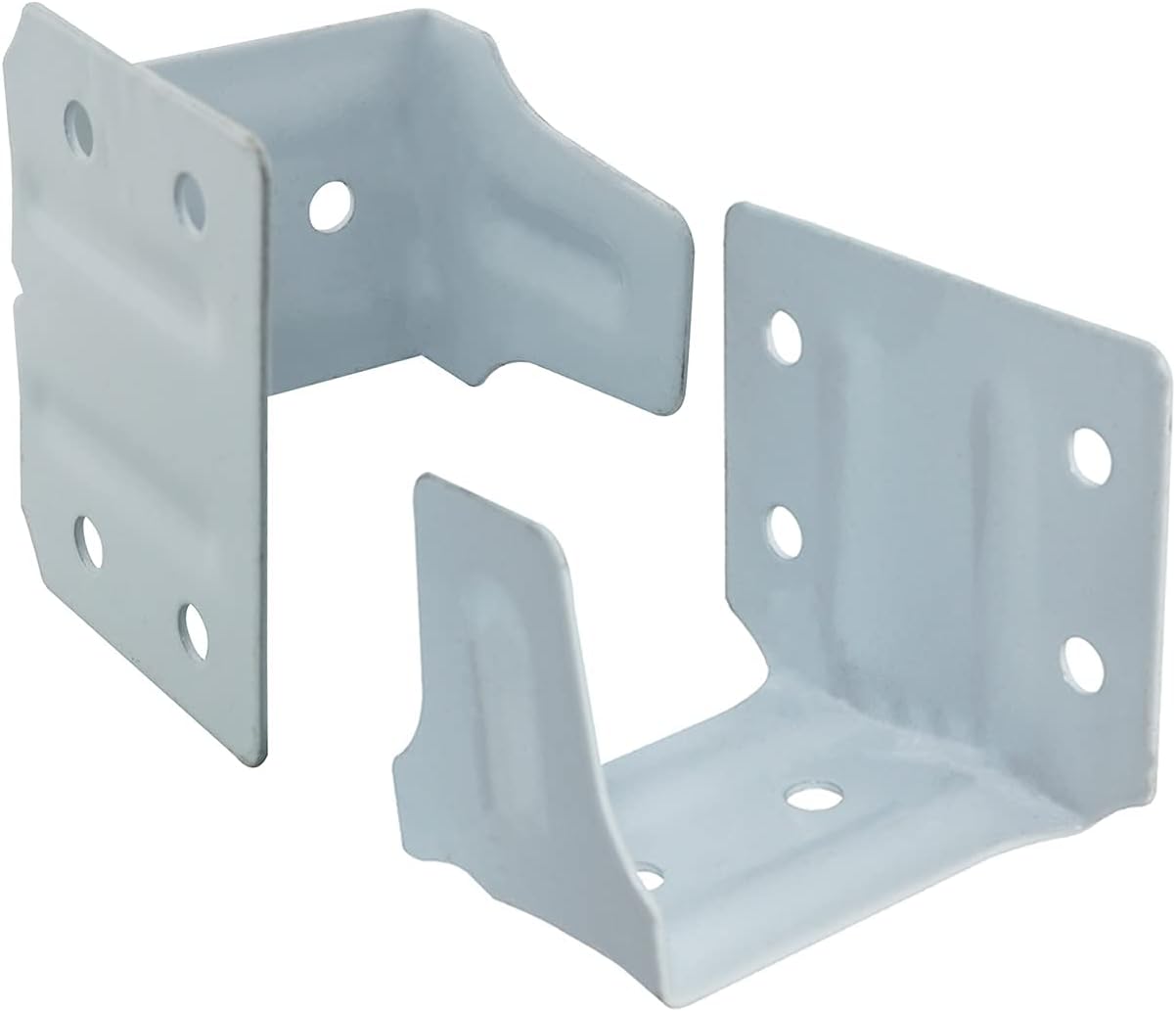 4PCS Window Blind Headrail Brackets - Mini White Center Support Mounting Brackets for Window Blinds and Valance Installation