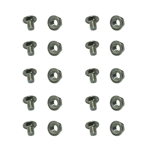 Image of 10 Sets of 304 Stainless Steel Bridge Rack Square Neck Bolts M6x12 Bridge Equipment Round Head Bolts with Neck Carriage Bolts Used for Cable Bridge Rack Connection Angle Steel Rack Assembly