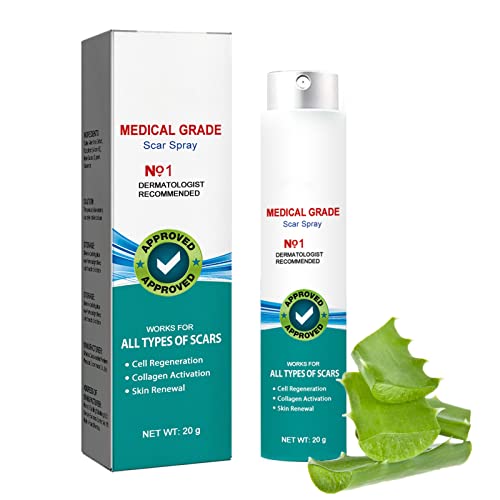 Scar Remove Medical Grade Scar Spray, 20g Scar Removal Spray Pregnant Women Stretch Mark Spray, Scarremove Advanced Scar Spray for All Types of Scars (1 Bottle)
