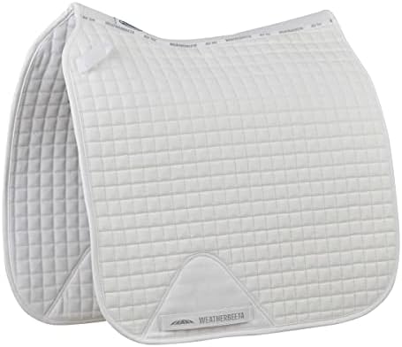 Weatherbeeta Prime Dressage Saddle Pad - White - Full